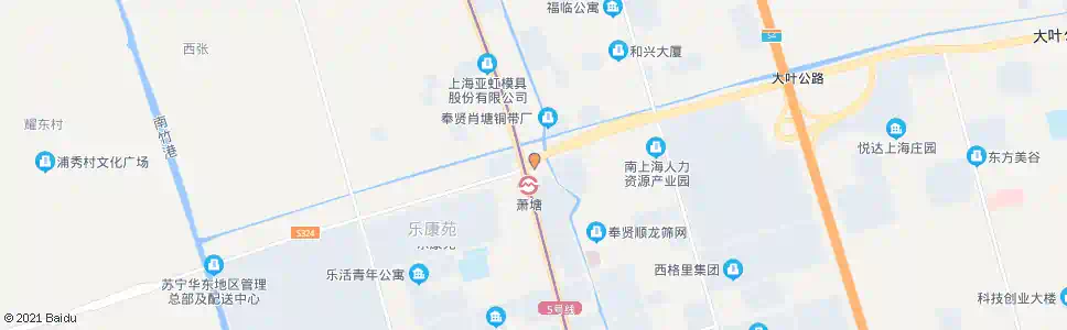 上海沪杭公路展发路(招呼站)_公交站地图_上海公交_妙搜公交查询2025