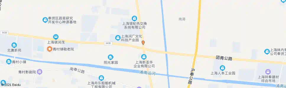 上海团青公路航塘公路_公交站地图_上海公交_妙搜公交查询2025