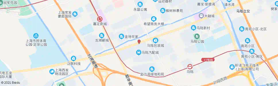 上海永盛路宝安公路_公交站地图_上海公交_妙搜公交查询2025