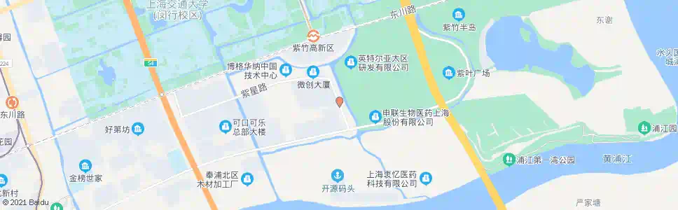 上海莲花南路紫月路_公交站地图_上海公交_妙搜公交查询2025