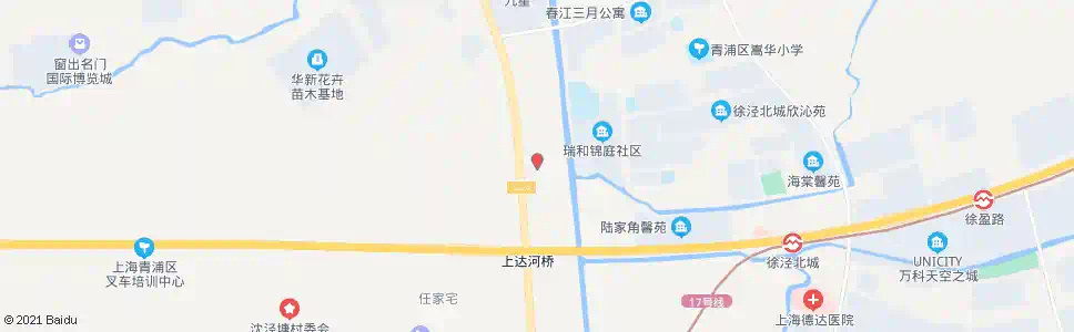 上海嘉松中路白马塘村_公交站地图_上海公交_妙搜公交查询2025