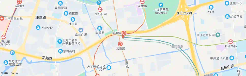 上海龙阳路地铁站(龙阳路龙汇路)_公交站地图_上海公交_妙搜公交查询2025