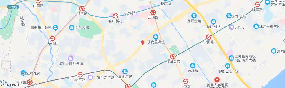 上海许昌路周家嘴路_公交站地图_上海公交_妙搜公交查询2025