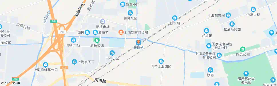 上海新桥_公交站地图_上海公交_妙搜公交查询2025