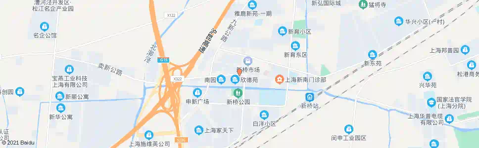 上海新中街_公交站地图_上海公交_妙搜公交查询2025