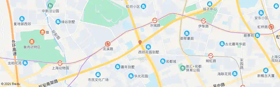 上海虹许路延安西路_公交站地图_上海公交_妙搜公交查询2025