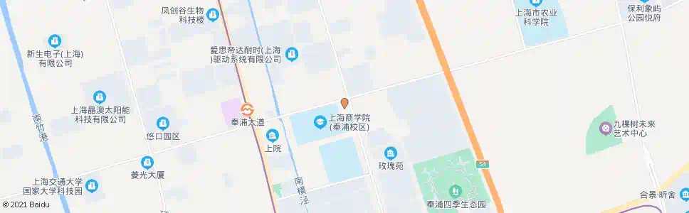 上海奉浦大厦_公交站地图_上海公交_妙搜公交查询2025