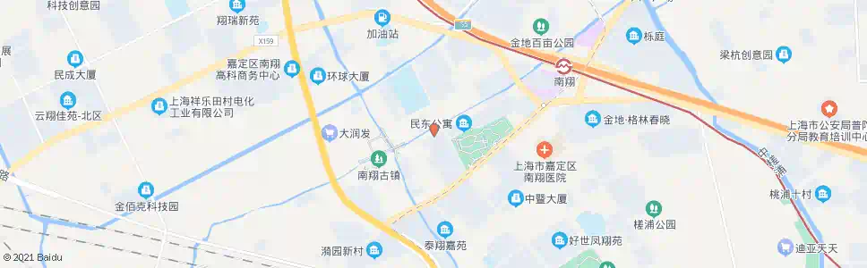 上海民主街古猗园路_公交站地图_上海公交_妙搜公交查询2025