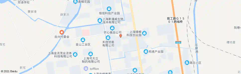 上海金百路揽工路_公交站地图_上海公交_妙搜公交查询2025