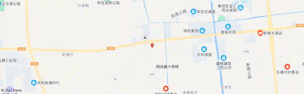 上海国光村_公交站地图_上海公交_妙搜公交查询2025