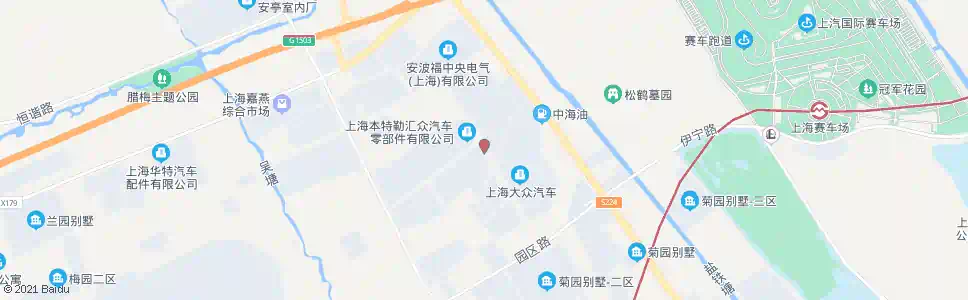 上海园汽路园福路_公交站地图_上海公交_妙搜公交查询2025