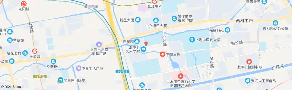 上海华佗路达尔文路_公交站地图_上海公交_妙搜公交查询2025