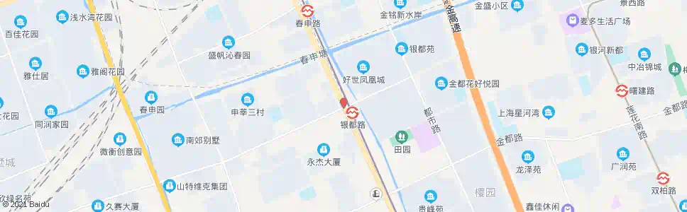 上海沪闵路银都路_公交站地图_上海公交_妙搜公交查询2025