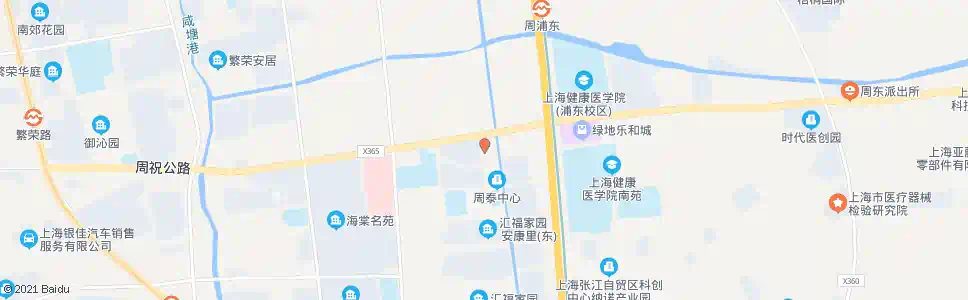 上海周泰路周祝公路_公交站地图_上海公交_妙搜公交查询2025