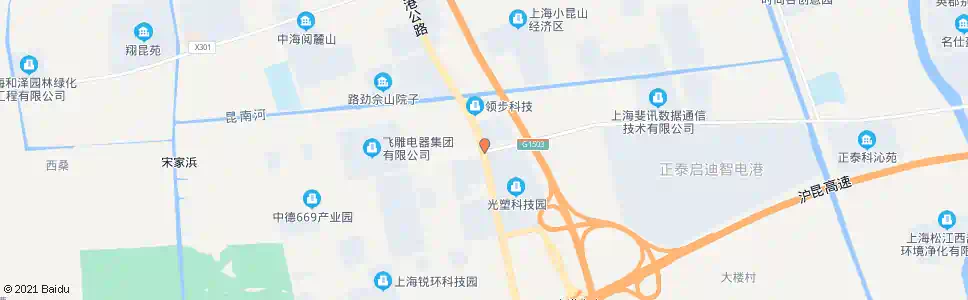 上海昆港公路港德路_公交站地图_上海公交_妙搜公交查询2025