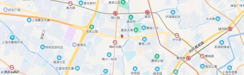 上海杨柳青路武宁路_公交站地图_上海公交_妙搜公交查询2025