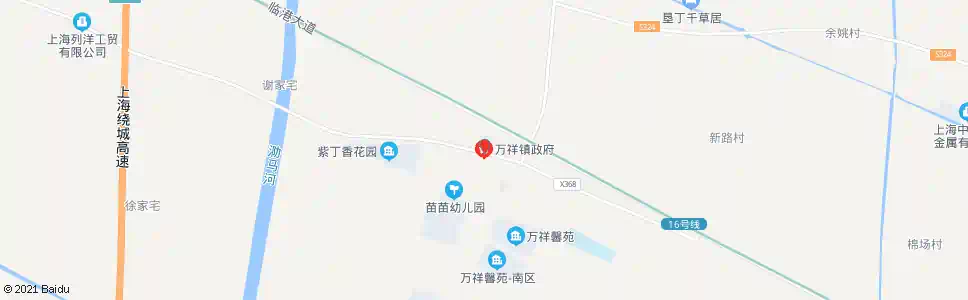 上海万祥_公交站地图_上海公交_妙搜公交查询2025