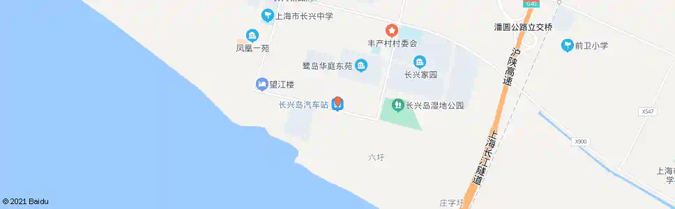 上海长兴岛汽车站(下客站)_公交站地图_上海公交_妙搜公交查询2025