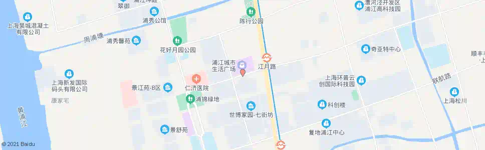 上海江月路浦晓路_公交站地图_上海公交_妙搜公交查询2025