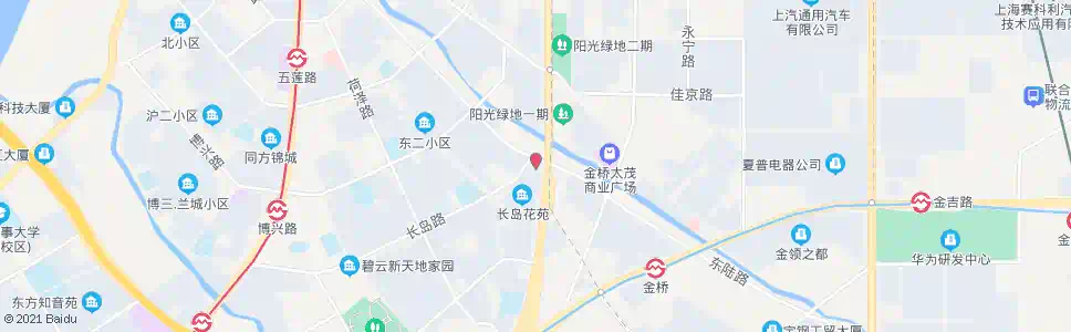 上海金高路佳林路(张桥)_公交站地图_上海公交_妙搜公交查询2025