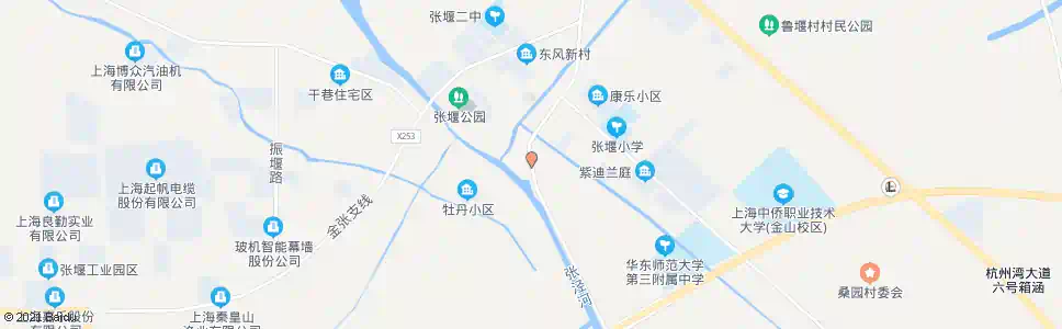 上海张堰老车站_公交站地图_上海公交_妙搜公交查询2025