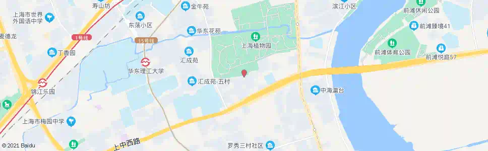 上海园南二村_公交站地图_上海公交_妙搜公交查询2025