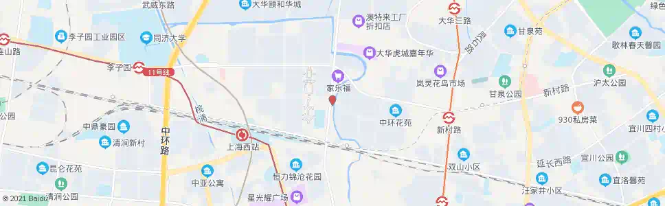 上海富平路真华路_公交站地图_上海公交_妙搜公交查询2025