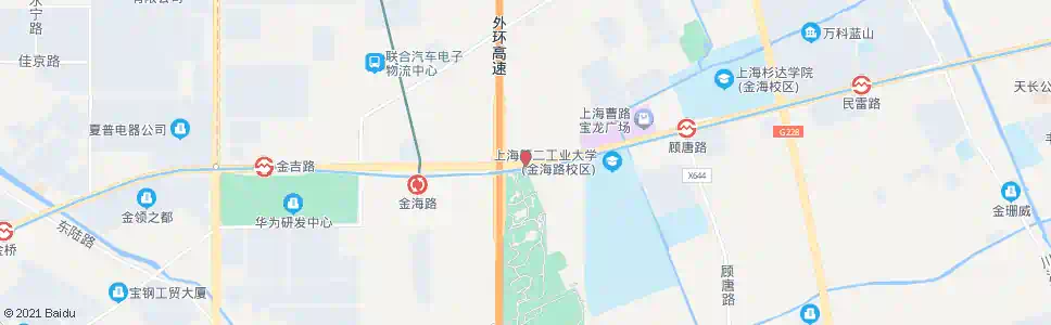 上海金海路金丰路_公交站地图_上海公交_妙搜公交查询2025