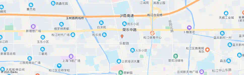 上海荣乐三村_公交站地图_上海公交_妙搜公交查询2025