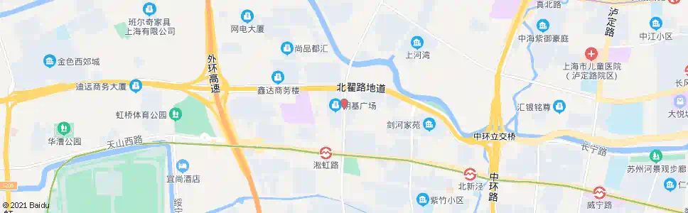 上海淞虹路北翟路_公交站地图_上海公交_妙搜公交查询2025