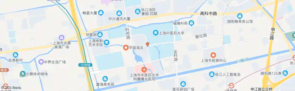 上海华佗路蔡伦路_公交站地图_上海公交_妙搜公交查询2025