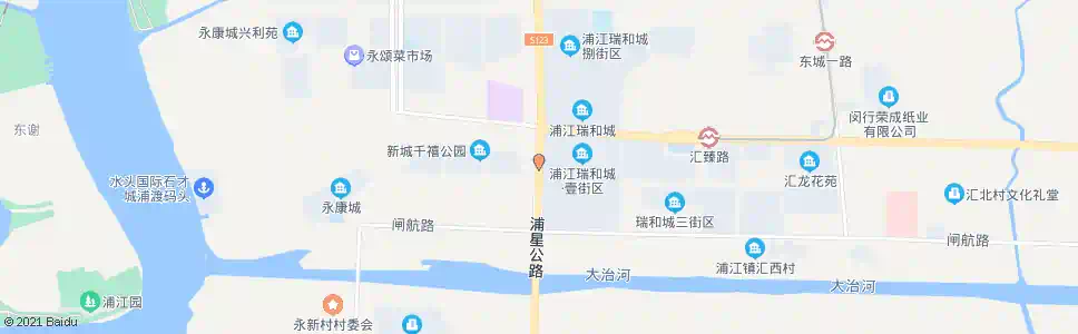 上海浦星公路闸航路_公交站地图_上海公交_妙搜公交查询2025