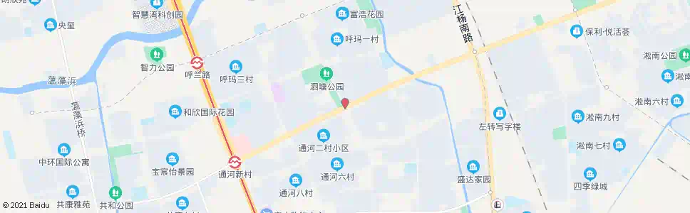 上海爱辉路长江西路_公交站地图_上海公交_妙搜公交查询2025