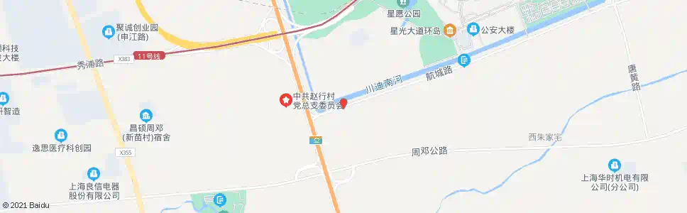 上海航城路友谊队_公交站地图_上海公交_妙搜公交查询2025