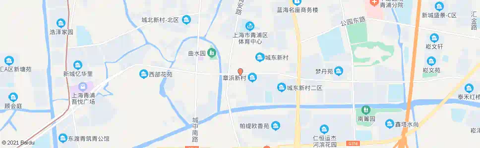 上海城中东路章浜路_公交站地图_上海公交_妙搜公交查询2025