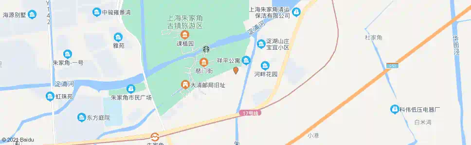 上海祥凝浜路朱家角_公交站地图_上海公交_妙搜公交查询2025