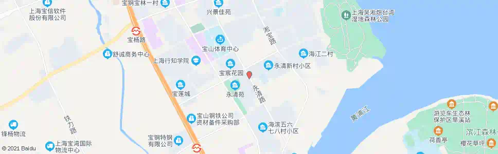 上海永清路双城路_公交站地图_上海公交_妙搜公交查询2025