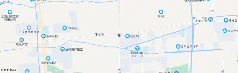 上海下盐路大川公路_公交站地图_上海公交_妙搜公交查询2025