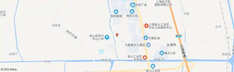 上海亭朱路珠港街_公交站地图_上海公交_妙搜公交查询2025