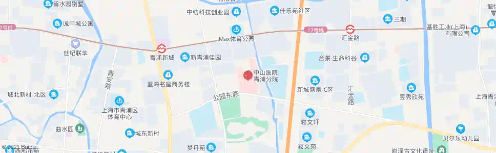 上海中山医院青浦分院_公交站地图_上海公交_妙搜公交查询2025