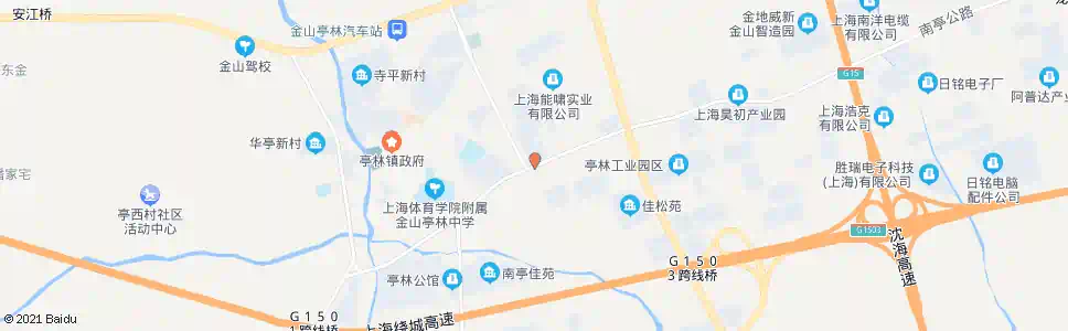 上海南亭公路亭升路_公交站地图_上海公交_妙搜公交查询2025