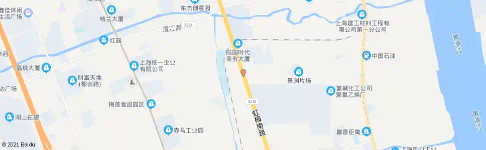上海虹梅南路墨江路_公交站地图_上海公交_妙搜公交查询2025