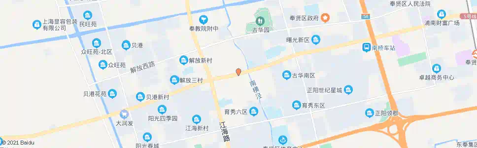 上海南奉公路人民南路_公交站地图_上海公交_妙搜公交查询2025