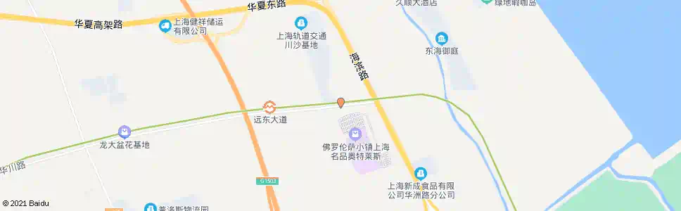 上海华洲路沙泥路_公交站地图_上海公交_妙搜公交查询2025