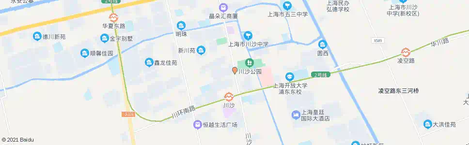 上海川沙路南桥路_公交站地图_上海公交_妙搜公交查询2025