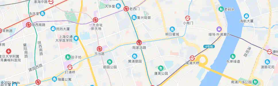 上海陆家浜_公交站地图_上海公交_妙搜公交查询2025