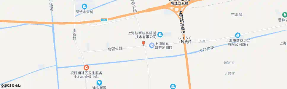 上海盐朝公路川南奉公路_公交站地图_上海公交_妙搜公交查询2025
