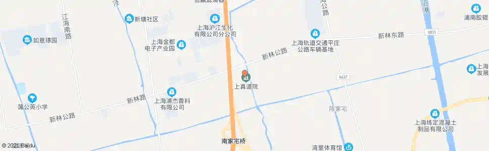 上海道院_公交站地图_上海公交_妙搜公交查询2025