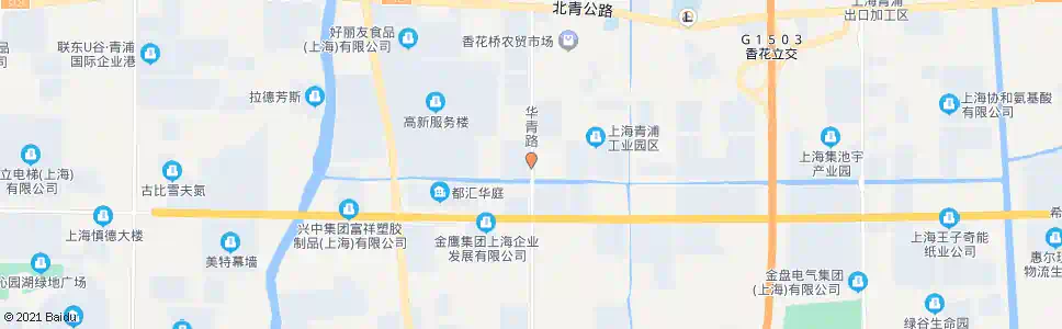 上海华青路新科路_公交站地图_上海公交_妙搜公交查询2025