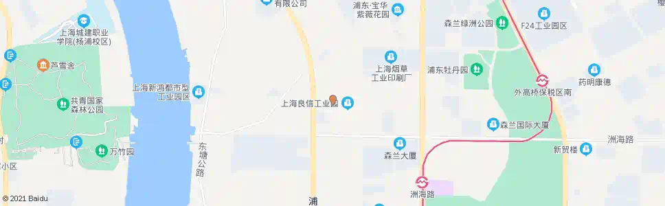 上海康福路_公交站地图_上海公交_妙搜公交查询2025